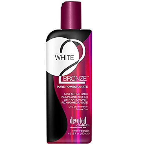 Devoted Creations White 2 Bronze Pomegranate Sunbed Tanning Lotion 250ml